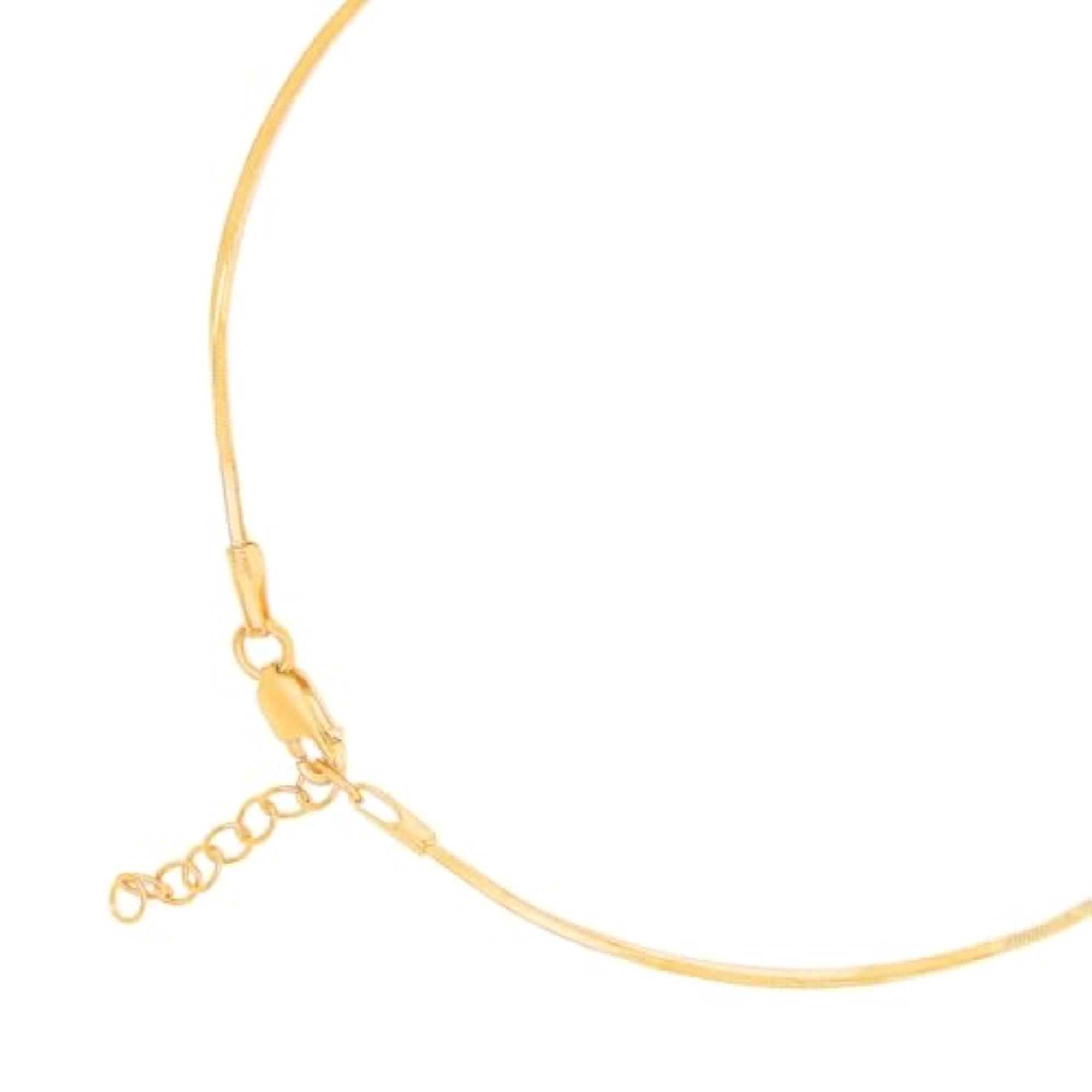 Women's 925 Sterling Silver Minimal Gold Plated Anklet (Pair)
